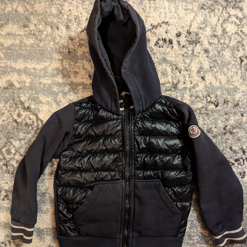 Moncler Toddler Sweater Down Jacket Sweatshirt 3T